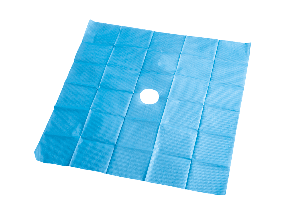 Diamond Stripe Paper Medical Drape 