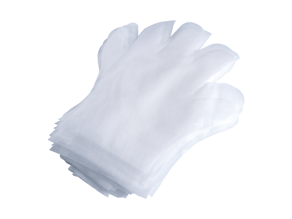 What measures are taken during the production and packaging of CPE gloves to maintain their sterility and integrity until they are used